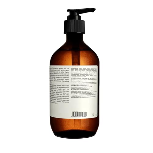 Aesop Reverence Aromatique Hand Wash | Gentle Exfoliating Hand Wash with Finely Milled Pumice | 500mL / 16.9 oz