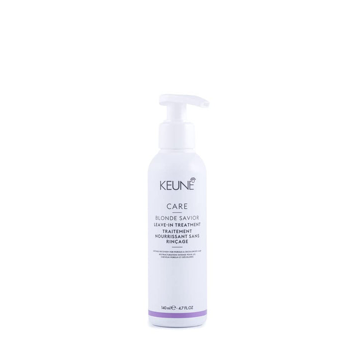 KEUNE Care Blonde Savior Leave-In Treatment, Strengthening & Heat Protecting Cream for Blonde & Bleached Hair, 6.8 Fl Oz