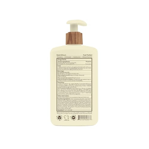 Sun Bum Daily SPF 50 Sunscreen Body Lotion - Broad Spectrum Moisturizing Sunscreen with Vitamin E - Vegan and Hawaii 104 Act Compliant (Without Octinoxate & Oxybenzone) - Dermatologist Tested - 8 oz