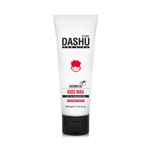 DASHU Kids Coconut Hard Wax 3.38fl oz ââ‚¬â€œ Kids hair styling wax, Strong hold, Natural-derived ingredients, Kids friendly, Easy wash-off, Non-toxic