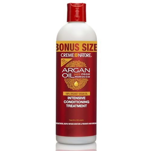 Creme of Nature, Argan Oil for Hair, Intensive Conditioning Treatment, Argan Oil of Morocco, Moisturizing Hair Care, 15.2 Fl Oz