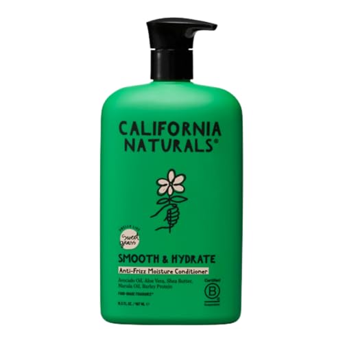 California Naturals Super Moisture Conditioner for Damaged Dry Hair, Hydrating Conditioner, Scalp & Hair Care for Women & Men, Natural, Vegan, Cruelty, Paraben & Sulfate Free, Color Safe, 16.5 fl oz