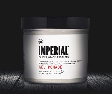Imperial Barber Grade Products Gel Pomade, 12 oz