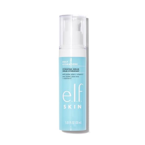 e.l.f. SKIN Holy Hydration! Hydrating Serum, Ultra Moisturizing Formula, Strengthens & Protects Skin, 1.01 Fl Oz, 30 ml