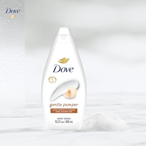 Dove Body Wash, Gentle Pamper 3-Pack – Soothing Moisturizing Cleanser for Soft Skin, 15.22 Oz Ea