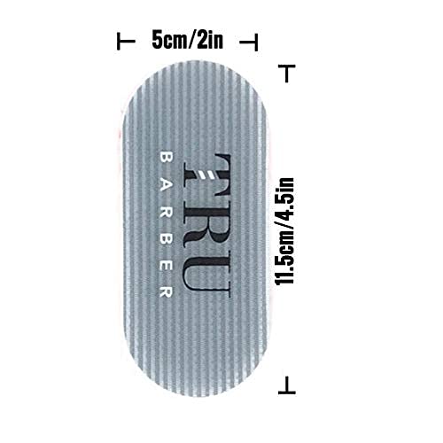 TRU BARBER Hair Grippers for Men and Women BUNDLE PACK 6 PCS - Salon and Barber, Hair Clips for Styling, Sectioning, Cutting and Coloring, Nonslip Grips, Hair holder (Grey)