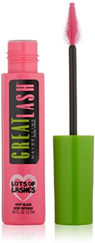 Myb Masc Grt Lsh Lots Vry Size .43 O Maybelline Great Lash Mascara Lots Of Lashes Washable Very Black