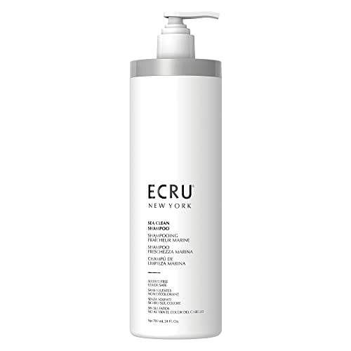 ECRU New York Sea Clean Shampoo, Lightweight Hair Shampoo for Women or Men, 24oz