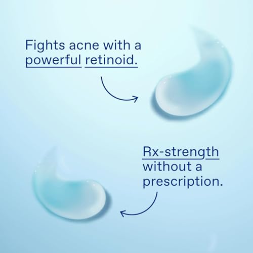 Differin Acne Treatment Gel, 90 Day Supply, Retinoid Treatment for Face with 0.1% Adapalene, Gentle Skin Care for Acne Prone Sensitive Skin, 45g Pump (Packaging May Vary)