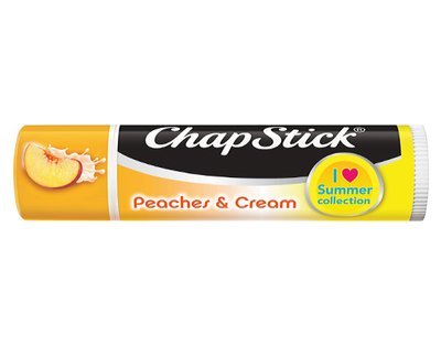ChapStick Summer Collection Peaches & Cream, 0.15 oz (Pack of 2)