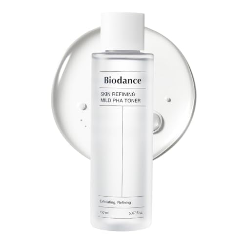 Biodance Skin Refining Mild PHA Toner, Gentle Exfoliating Face Toner for Sensitive Skin with Ceramides & NMF | 5.07 fl.oz,150ml
