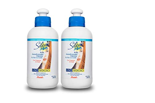 Silicon Mix Leave in Hair Shine Conditioner 8oz Pack of 2