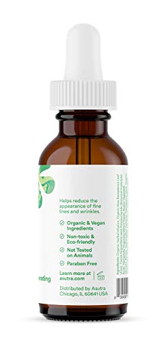 ASUTRA 2.5% Retinol Serum, 1 fl oz - Hyaluronic Acid, Vitamin E, Wheat Germ, Aloe, & Jojoba Oil, Plumping Face Serum