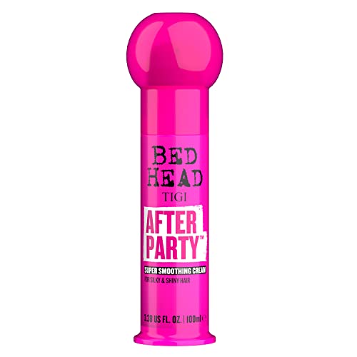 Bed Head by TIGI After Party Super Smoothing Cream – Anti Frizz hair styling product with humidity protection for frizzy, dull or coarse hair, 3.38 fl. oz.