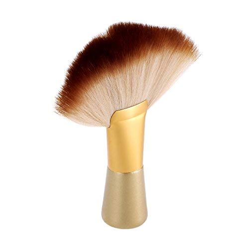 Anself Hair Cutting Brush Barber Cleaning Neck Duster Fan-shaped Sweep Brush