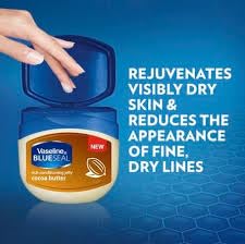 Vaseline 1 Blueseal Cocoa Butter Rich Conditioning Jelly, 50Ml