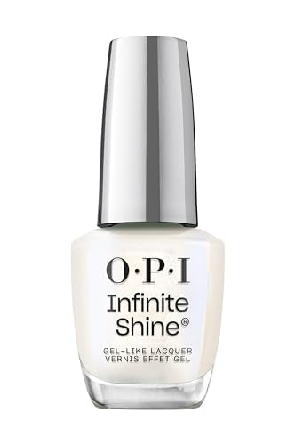OPI Infinite Shine Shimmer Takes All | Sheer Soft White Shimmer Long Wear Gel Like Nail Polish | Vegan, Long Lasting, Streak Free