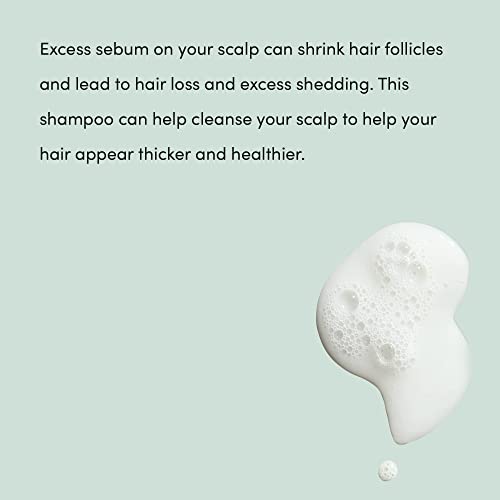 hers Triple Threat Shampoo for Women, 2 Pack - Thickening, Moisturizing, Reduces Shedding - Color Safe Hair Loss Shampoo with Biotin - Napa Rose - 2 x 6.4 fl oz