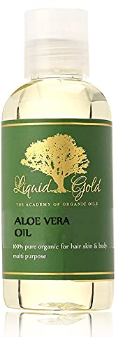 Liquid Gold Inc - 4 oz - Premium Aloe Vera Oil - 100% Pure Natural Organic Skin Hair Body Care
