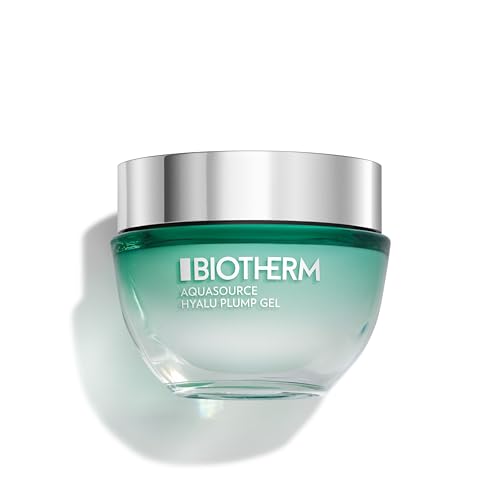 Biotherm Aquasource Hyalu Plump Gel, For Normal To Oily Skin. With plumping Hyaluronic Acid And Regenerating Biotech Plankton For Visibly Plumper And Glowing Skin, 1.7 Fl. Oz.