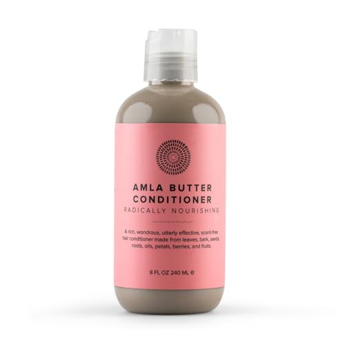 Hairprint Amla Butter Conditioner | Thickens & Adds Volume | Nourishing Scalp Treatment | Antioxidant-Rich Amla, Meadowfoam Oil & Rose of Jericho | Dye-Free and Non-Toxic Formula (8 Fl Oz)