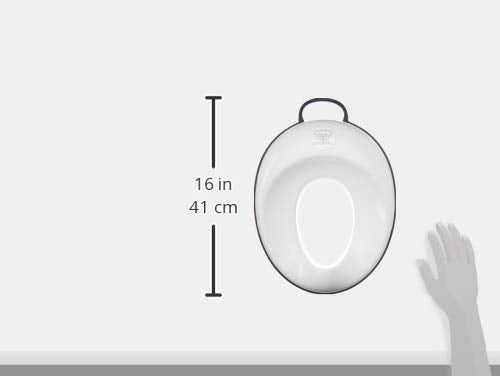 BABYBJORN Toilet Trainer - White/Black, 11.5x14x3.5 Inch (Pack of 1)