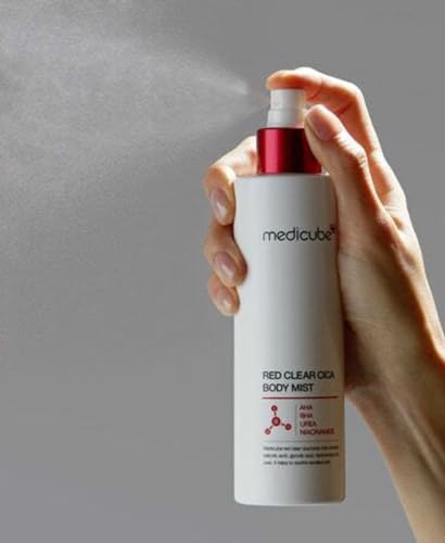 Medicube Red Clear Cica Body Mist Calms And Soothe For Sensitive Skin Korea Skin Care 200ml/ 6.76 fl, White