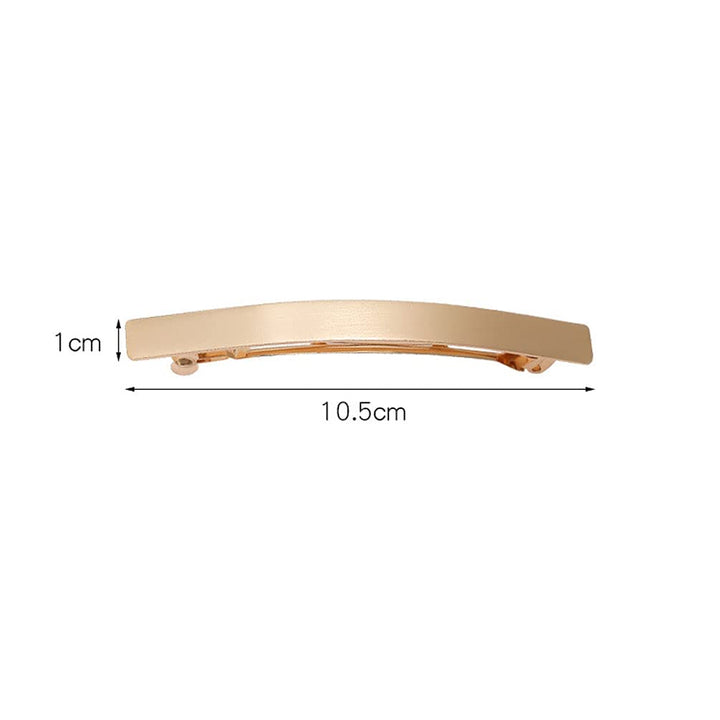 Teensery 2Pcs 4 Metal Hair Clips Spring Clip Barrette Wrapping Hairpins Hair Accessories For Girls Women Ladies Gold And Silver