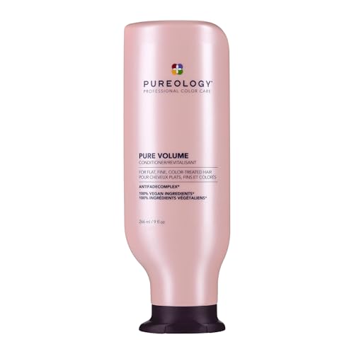 Pureology Pure Volume Conditioner | For Flat, Fine, Color Treated or Natural Hair | Adds Volume & Body | Lightweight Conditioner | Sulfate Free Conditioner| Vegan
