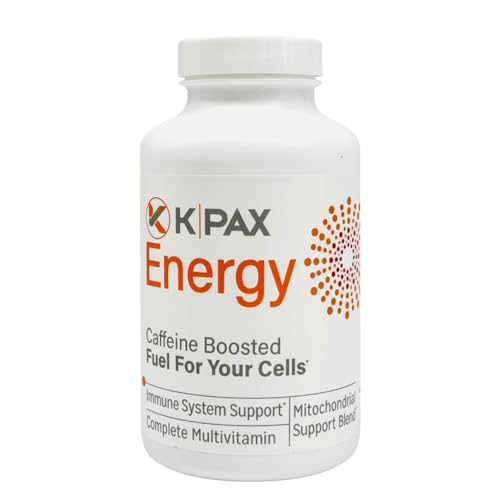 K-Pax Energy - High Potency Mitochondrial Nutrients - Immune Boosting Energy Multivitamin - 120 Tablets
