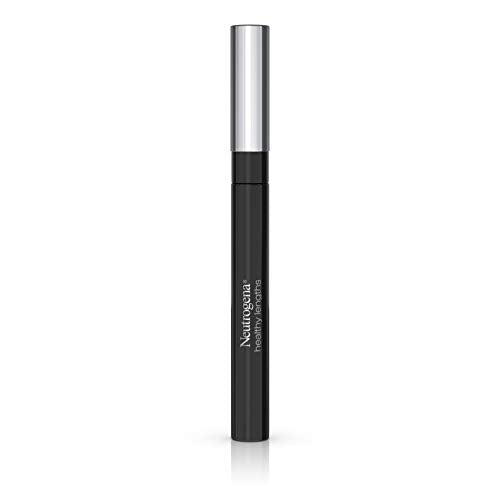 Neutrogena Healthy Lengths Mascara for Stronger, Longer Lashes, Clump-, Smudge- and Flake-Free Mascara with Olive Oil, Vitamin E and Rice Protein, Black 02,.21 oz