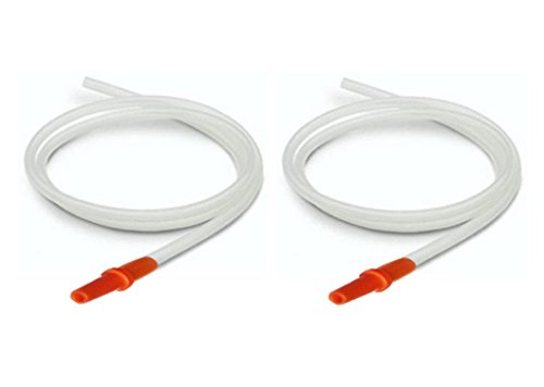 Replacement Tubing for Hygeia EnJoye Breastpump, 2 Tubes/Pack in Retail Factory Sealed Package; Can Replace Hygeia Tubing with Connectors; Made by Maymom