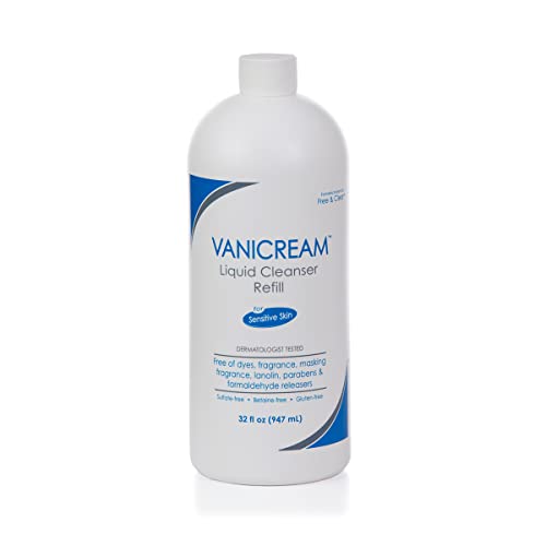 Vanicream Liquid Cleanser Refill, for Sensitive Skin, 32 FL OZ Bottle