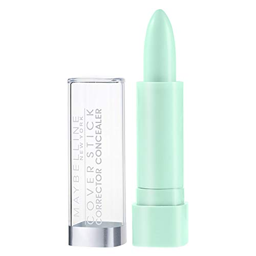 Maybelline New York Cover Stick Corrector Concealer, Green Corrects Redness, 0.16 oz.