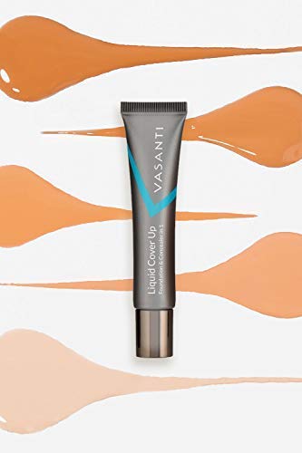 Vasanti Cosmetics Liquid Cover-Up - Foundation & Concealer in 1 - Oil-Free - V10