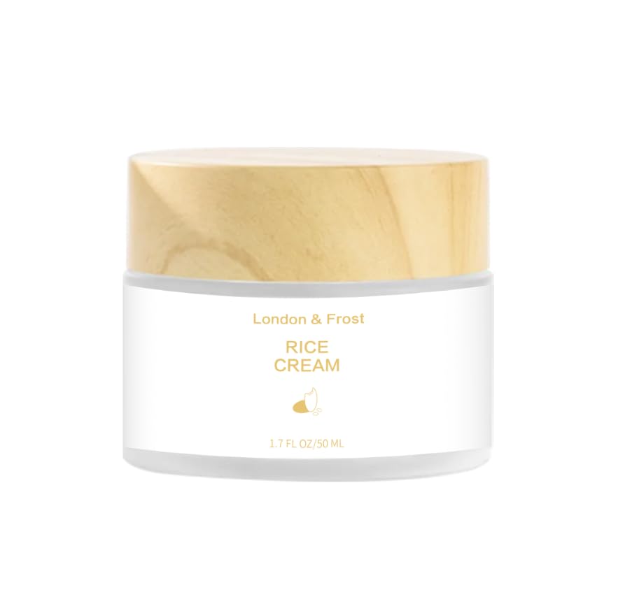 Generic Premium Rice Cream For Face A luxurious Daily Moisturizer That Helps Diminish Visible Signs Of Aging For A Youthful, Healthy Complexation. London & Frost, White
