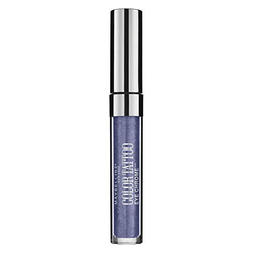 Maybelline New York Color Tattoo Eye Chrome Eyeshadow, Bold Sapphire, 0.11 fl. oz.
