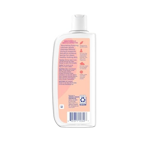 Clean & Clear ESSENTIALS Foaming Facial Cleanser, 8 Ounce (Pack of 2)