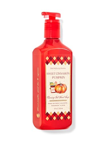 Bath & Body Works Hand Soap, Cleansing Gel, 8 Fl Oz (Sweet Cinnamon Pumkin)