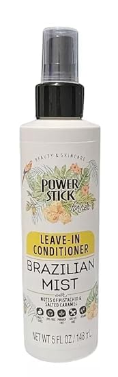 Brazilian Mist Leave-In Hair Conditioner, Pistachio & Salted Caramel, 5 fl oz