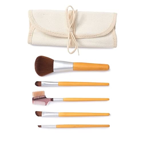 Honeybee Gardens Honeybee Gardens Eco Friendly Professional Cosmetic Brush Set | Cruelty Free | Sustainable Bamboo Handles | Professional Quality