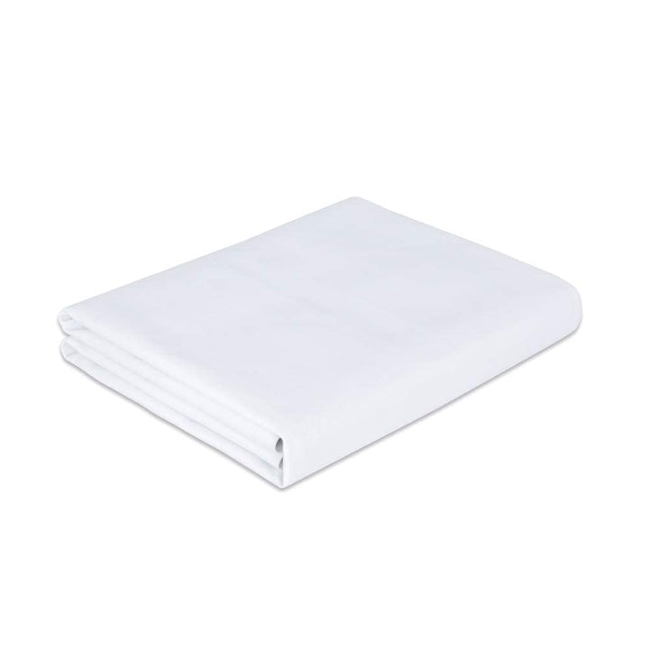 Flannel Crib Protector Pad, Water Resistant Utility Cotton Mattress Protector Pad, Solid White Waterproof Diaper Pad, One Size (34x54(1pack))