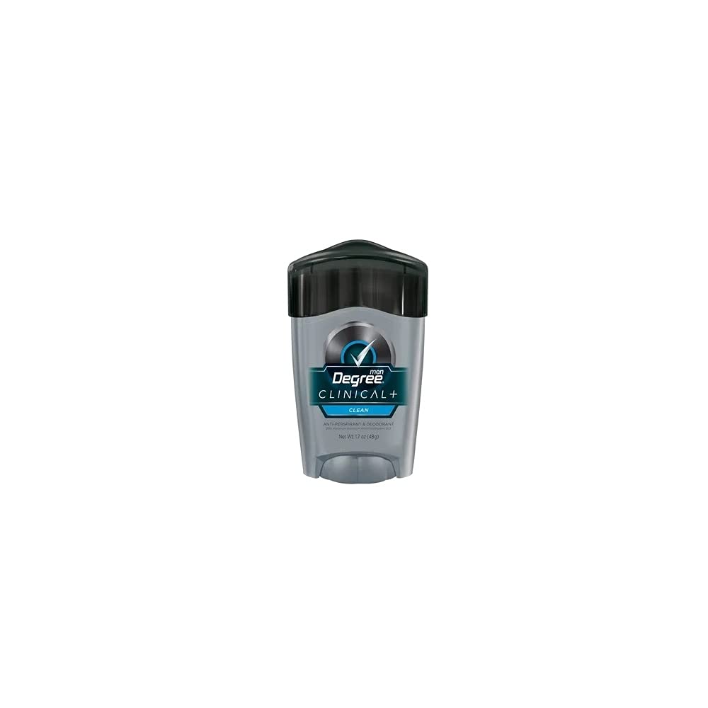 Degree Men, Clinical+ Antiperspirant & Deodorant, Clean 1.7 Oz, 3 Pack