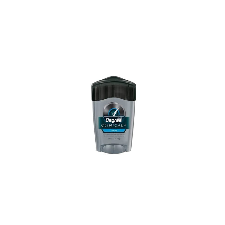 Degree Men, Clinical+ Antiperspirant & Deodorant, Clean 1.7 Oz, 3 Pack