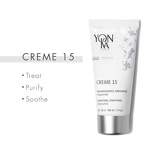 Yonka Creme 15 Purifying and Soothing Blemishes Unisex Treatment 1.74 oz