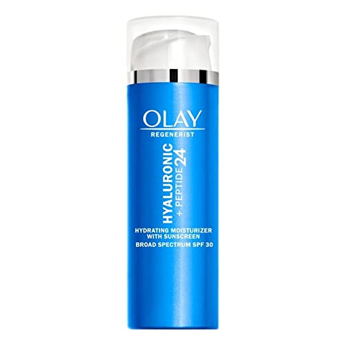 Olay Regenerist Hyaluronic + Peptide 24 Face Moisturizer, Fragrance-Free, SPF 30, 1.7 oz