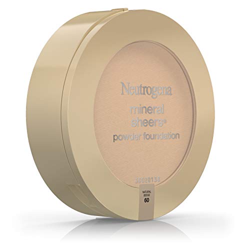 Neutrogena Mineral Sheers Powder Foundation, Natural Beige 60, 0.34 Ounce