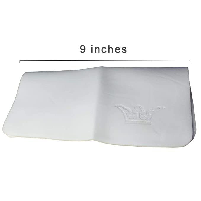 Gunilla Facial Cloth Super Shammy Professional, Ultra Soft, Gentle Face Cleansing, Makeup Removal, All Skin Types, Reusable, Ideal for Adults & Infants & Sensitive Skin - 9 x 9 Inches