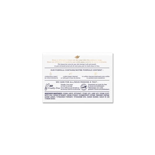 Dove White Travel Size Bar Soap With Moisturizing Cream 2.6 Oz(pack of 8)