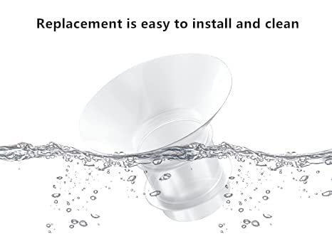 Flange 21mm Replacement,Suitable for S9/S10/S12,Wearable Breast Pump Shield/Flange Insert,Milk Collector 24mm Universal
